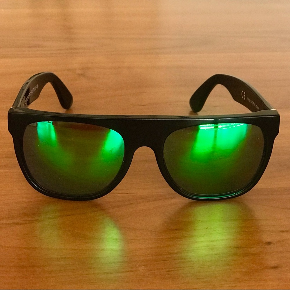 RETROSUPERFUTURE FLAT TOP SUNGLASSES | COVE BLACK